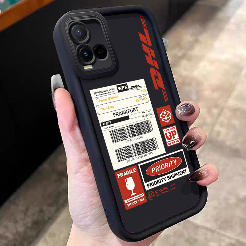 Casing Hp untuk VIVO Y21 Y21s Y21t Y21e Y21a Y21G Y33s Y33t Case Gaya Industrial DHL Logistik Kasing