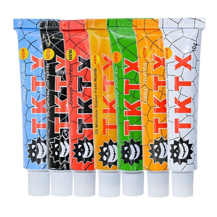 Anastesi Gel Tktx White 40% Untuk Kebal Saat Pengerjaan Sulam/Tattoo