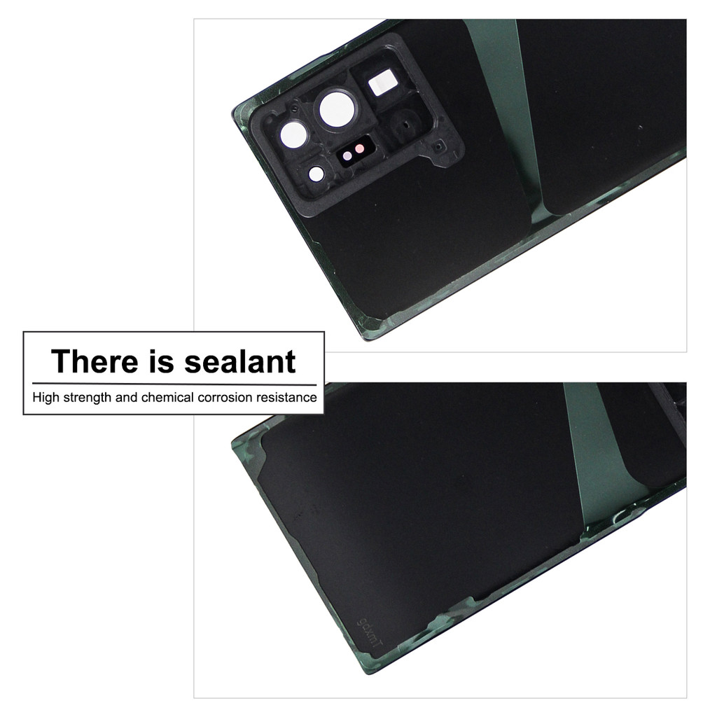 For Samsung Note 20 Ultra Battery Back Cover Glass Panel Rear Door Adhesive Replace Housing Case