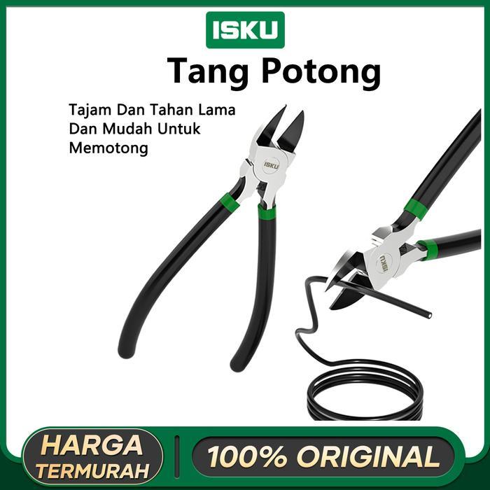Broco - Tang Potong Kawat 6 Inch Bahan Chrome Vanadium Steel Plastic Alat Perkakas Cutting Nippers 6