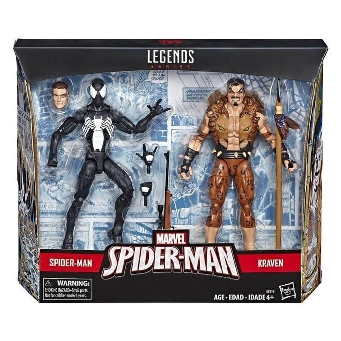 HOT SALE KRAVEN SYMBIOTE SPIDERMAN BLACK 2 PACKS MARVEL LEGENDS TERMURAH