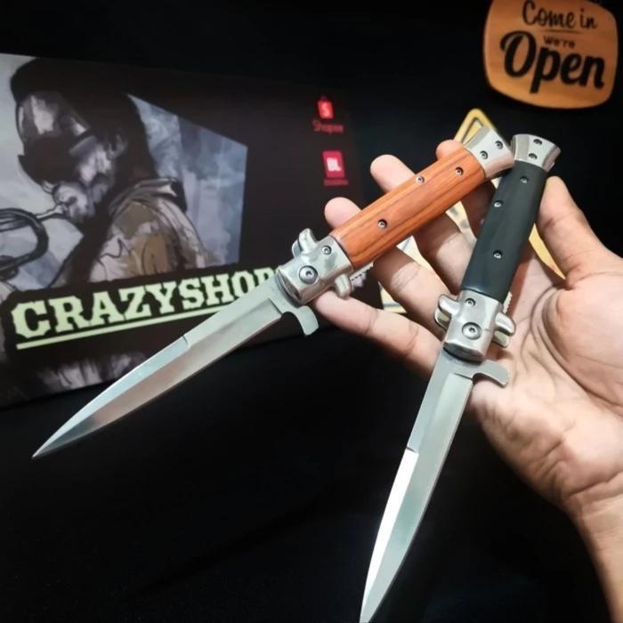 HOT SALE Pisau Lipat Survival Classic italian Automatic / Pisau lipat survival / Pisau survival /