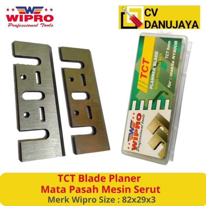 Tct Blade Planer / Mata Pasra Pasah Mesin Serut Ketam Size 82Mm Wipro