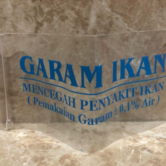 Plastik Garam Ikan 100 Lembar Plastik Garem Ikan Aquarium Aquascape #Gratisongkir