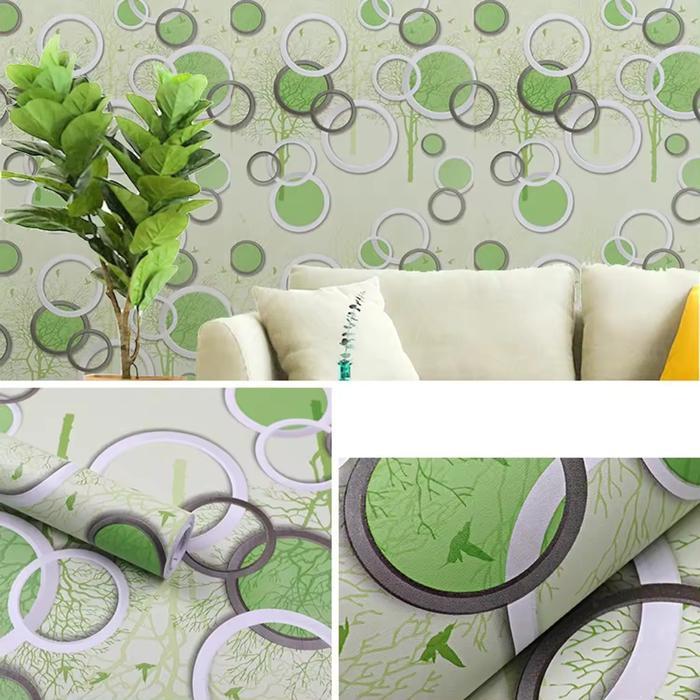 Wallpaper Stiker Dinding Motif Akar Hijau 151 Walpaper dinding