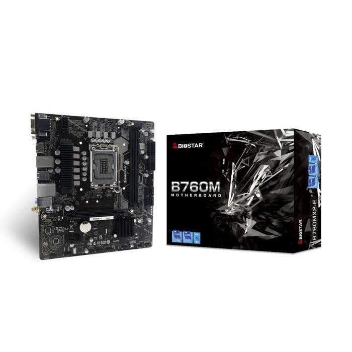 Biostar B760MX2-E B760M DDR5 LGA 1700 Intel Motherboard