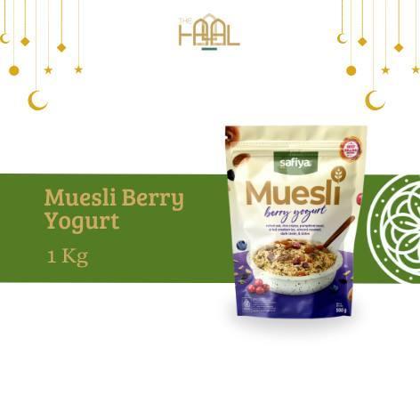 Promo Muesli Berry Yogurt Safiya 1Kg Sereal Oat Muesli Food Oatmeal Halal Dan Bpom Diskon