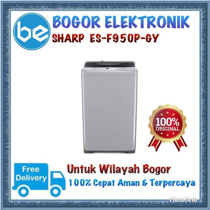 SHARP MESIN CUCI 1 TABUNG ES-F950P-GY F950P ES F950P 7,5KG