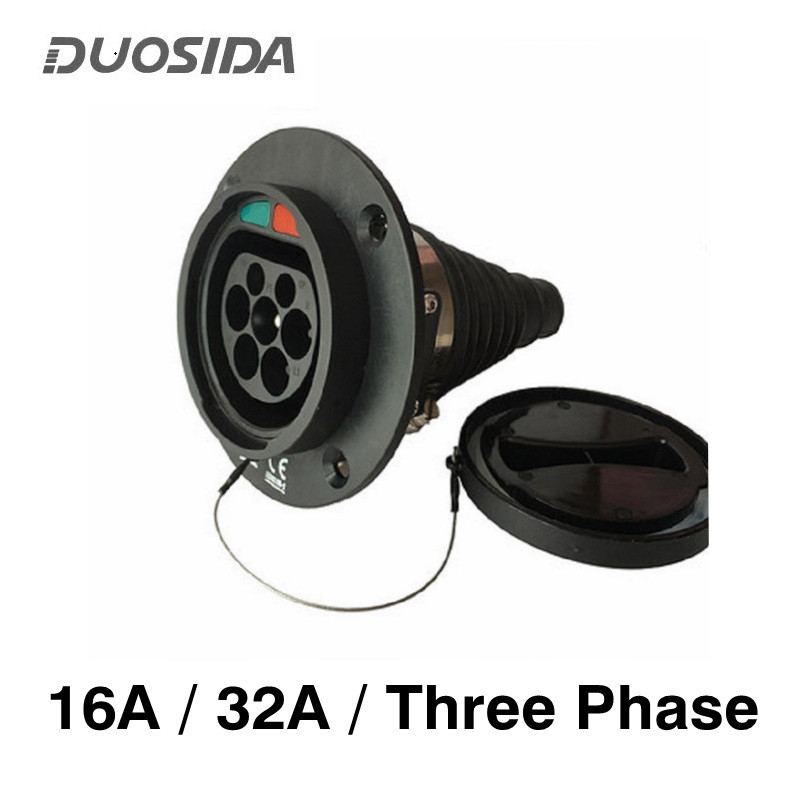 Duosida ev charger type 2 electric car sockets accessories for vehicles IEC 62196-2 EV ev charger