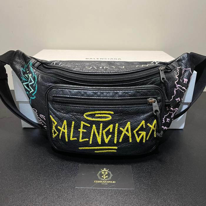Balenciaga graffiti bumbag authentic