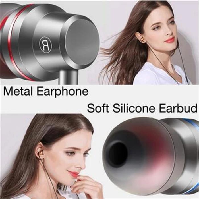 Earbuds Olahraga Kabel Headphone Dengan Lubang Kabel Gandum Earphone Mini Kabel Headphone 3.5Mm Aux