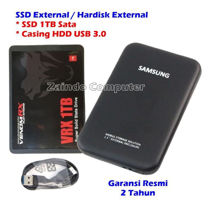 SSD EXTERNAL 1TB SSD 1TB + CASING HDD 2.5 USB 3.0 HARDISK EXTERNAL 1 TB HARDISK EKSTENAL 1TB SSD