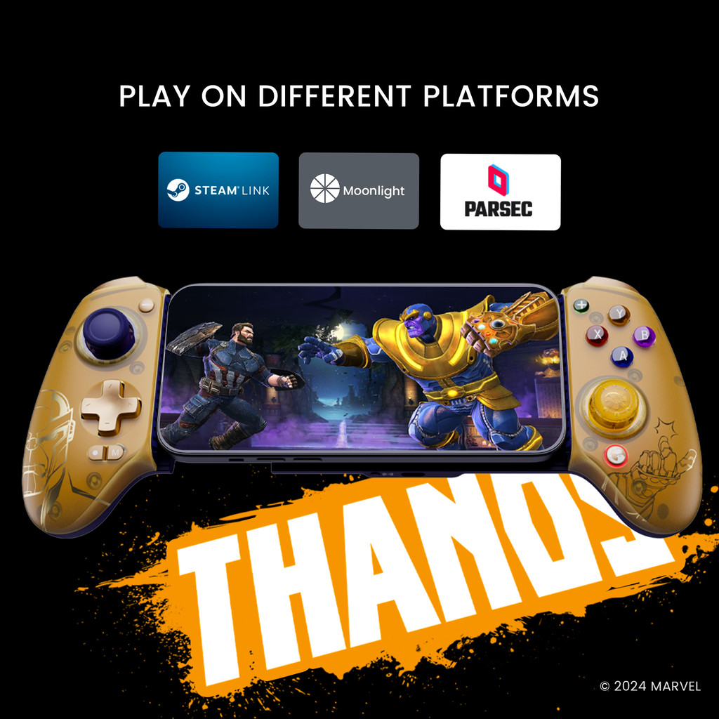 Gamesir G8 Plus G8+ Gamepad Marvel Edition Bluetooth Mobile Gaming Controller with GameSir Hall