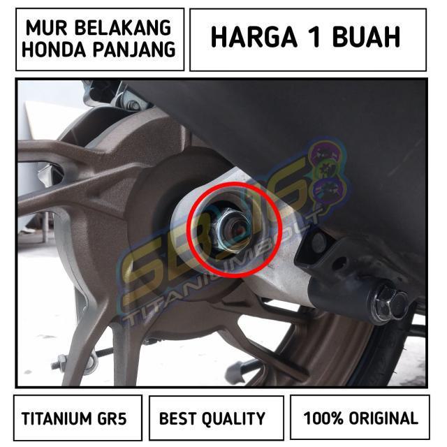 Mur Titanium As Roda Belakang Matic