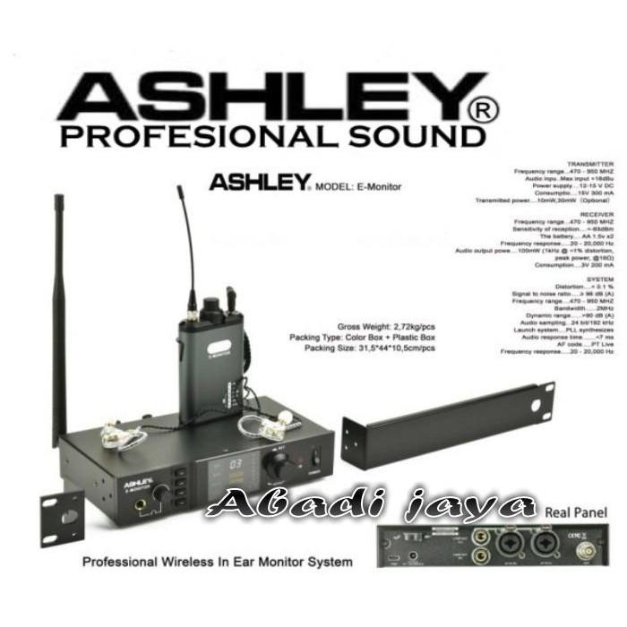 Ear Monitor Wireless Ashley Ear Monitor E Monitor Original