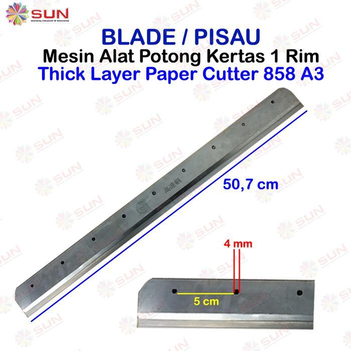 blade pisau thick layer paper cutter pemotong kertas 1rim 858 / 868