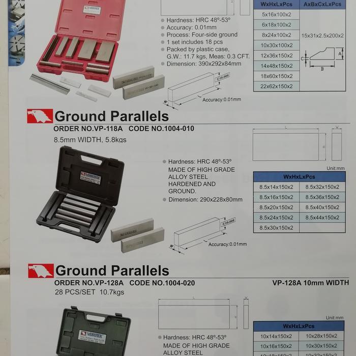 vertex ground parallels VP-118A