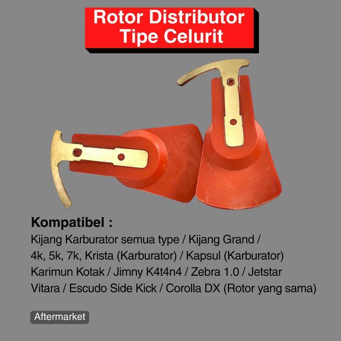 FREE ONGKIR ROTOR CLURIT ROTOR PACUL ROTOR UNTUK KIJANG KARBU, ZEBRA 1.0, CARADE BISA COD