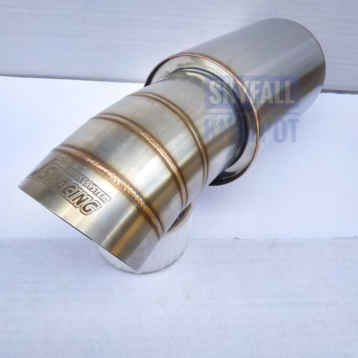 FREE ONGKIR KNALPOT RACING MOBIL JS RACING SILENCER ONLY BISA COD