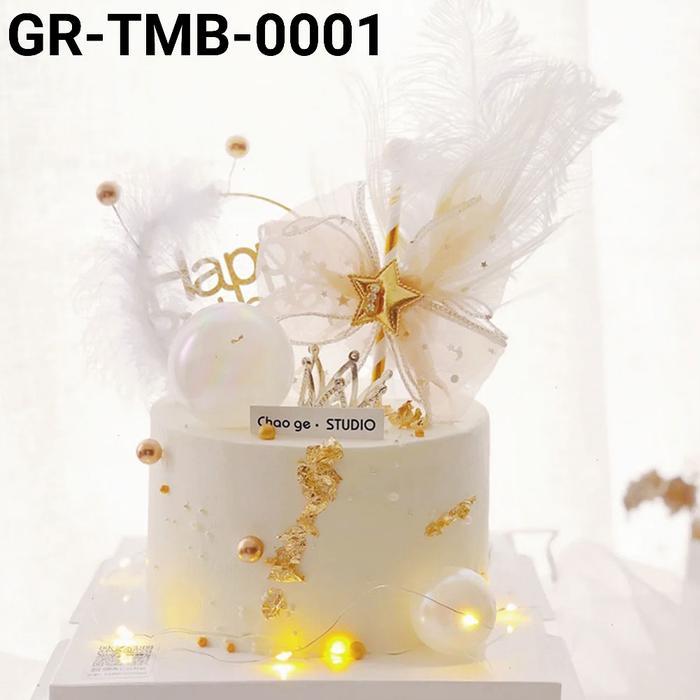 "New" TMB-0001 Hiasan kue lampu led kawat hias natal tumblr 50cm 1 2 meter