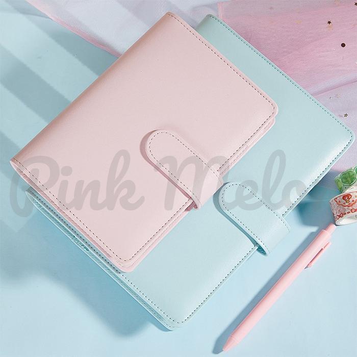 A5 A6 6 Ring File Binder Notebook Journal Planner BONUS Isi 80 Lembar *