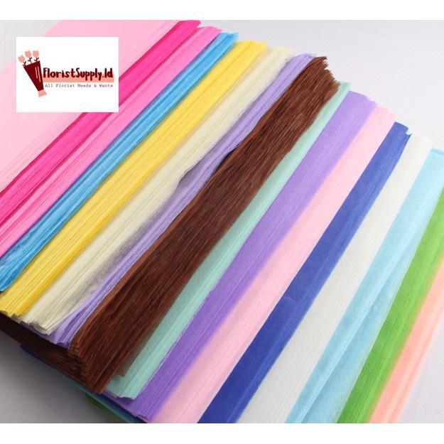 FLOPY [27-30 LEMBAR - GROSIR] Tissue Bunga / Kertas Bunga - FWU Flower Wrapping Buket Bunga Kertas