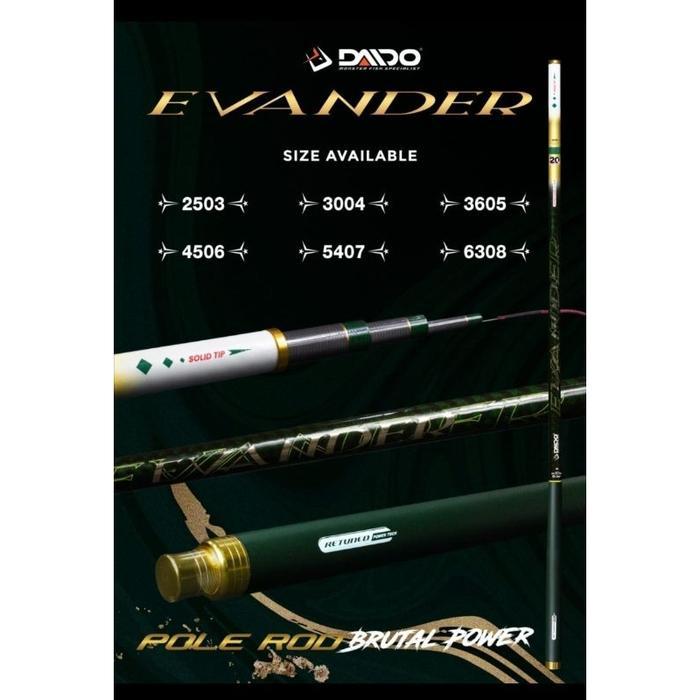 Joran Pancing Tegek Daido Evander Carbon
