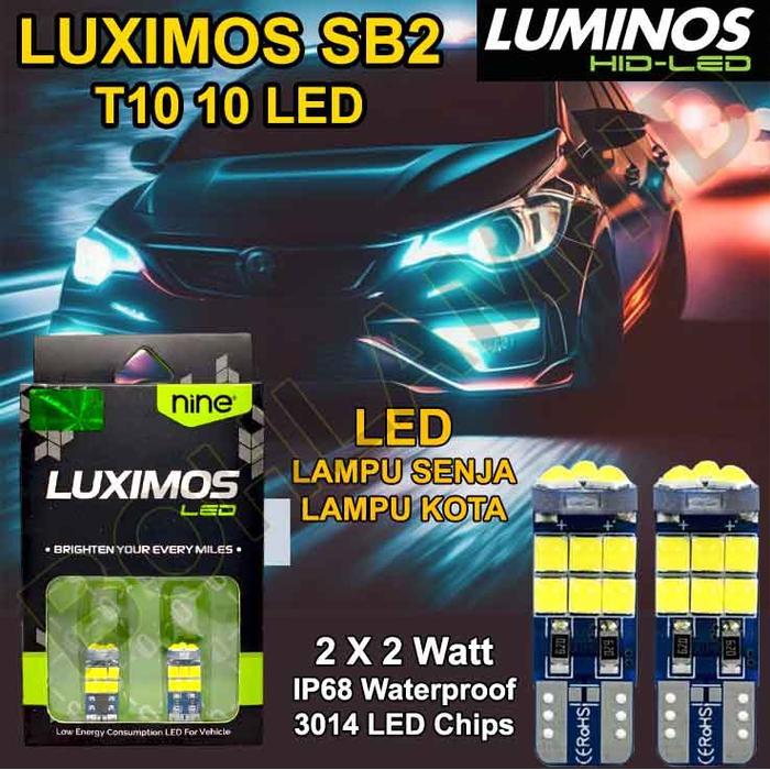 Ready Lampu LED Kota / Senja / LED Kabin AVANZA T10 LUXIMOS SB2 LUXIMOS