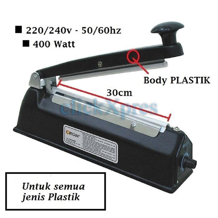 Promo Alat Press Plastik Listrik / Mesin Press Plastik / Press Sealer Plastik / Impulse Sealer 30Cm