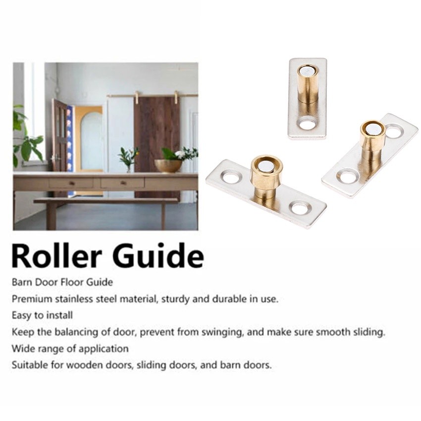 Penahan Pintu Geser Sliding Stopper Pembatas Pintu Geser Multifungsi Roda Bawah Pintu Geser Sliding