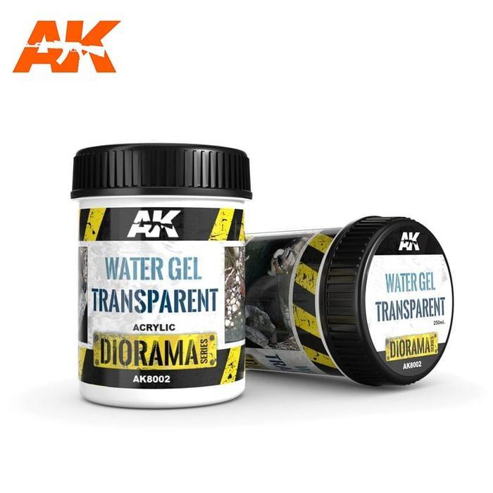 AK 8002 Water Gel Transparent 250ml-Figure Boardgame Military Diorama