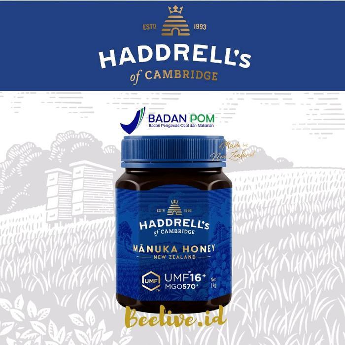 Madu Haddrells Manuka Honey UMF 16+ MGO 573+ 1 Kg (UMF 15+ UP)