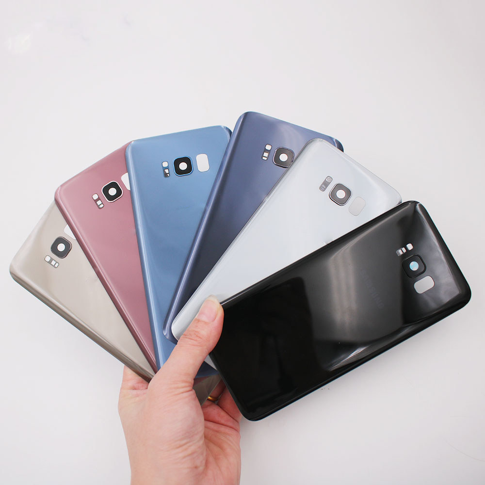 Back Cover For Samsung Galaxy S8 G950 SM-G950F G950FD S8 Plus S8+ G955 SM-G955F G955FD Glass