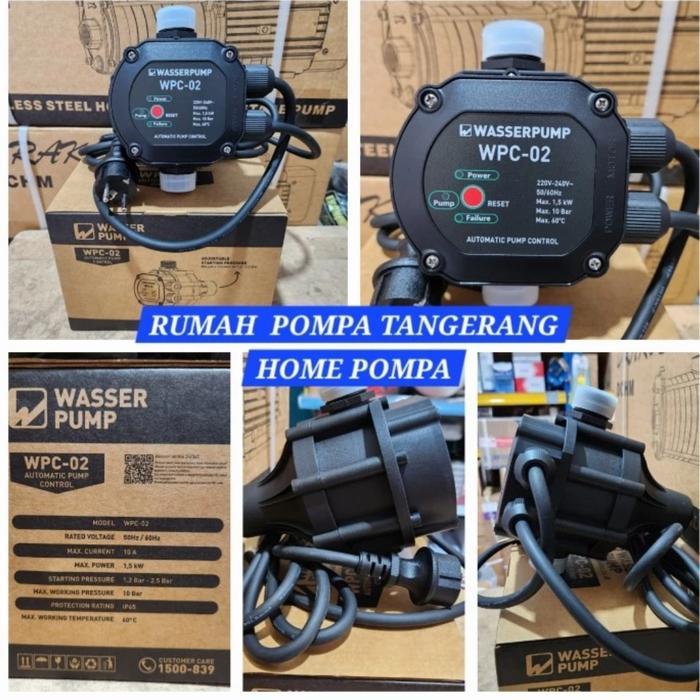 AUTOMATIC PRESSURE CONTROL WASSER WPC 02 OTOMATIS POMPA AIR APC WASSER WPC-02 PROMO