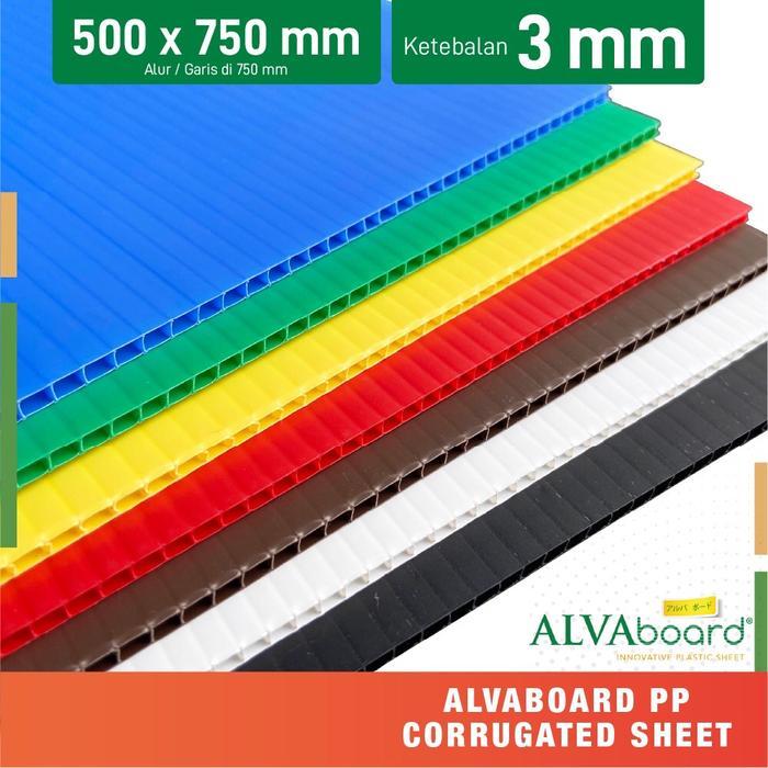 Impraboard / Alvaboard Lembaran uk 50x75cm Tebal 3mm
