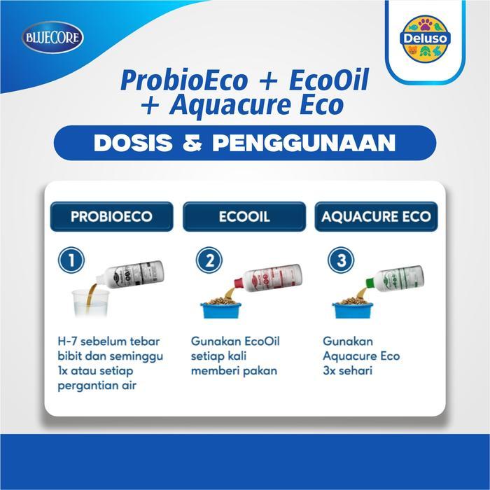 TERLARIS Bluecore Paket Hemat Probiotik Ikan Bioflok Anti Bakteri Vitamin Pertumbuhan Lele Nila