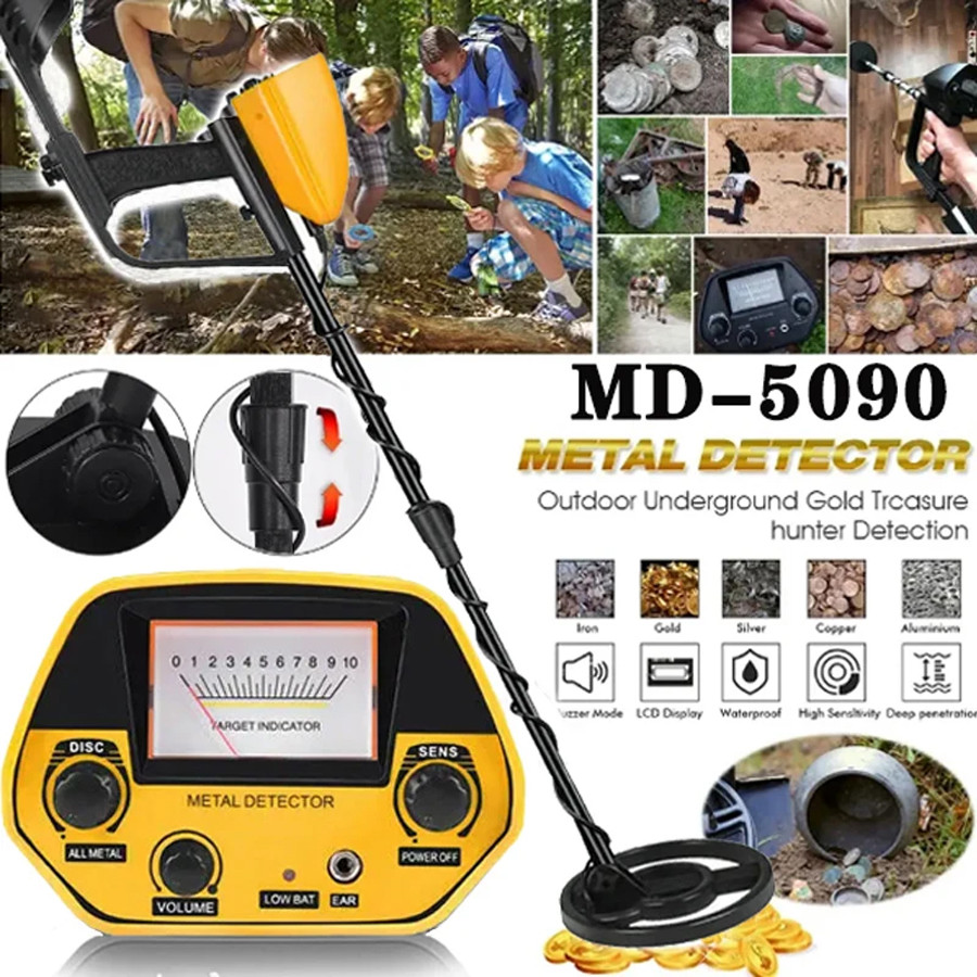 MD-5090 Metal Detector Detection Instrument Underground Metal Detector Metal Finder Gold Detector Hu
