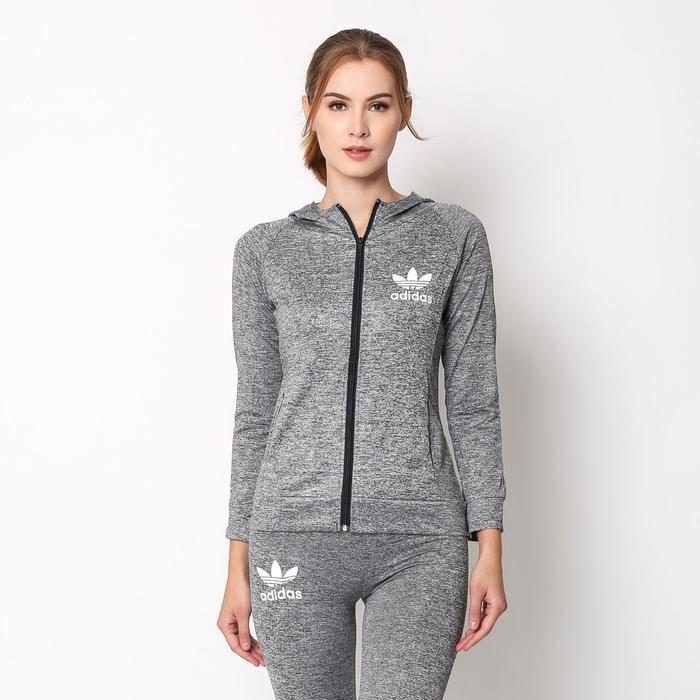 Primeroses - Setelan Olahraga Wanita Adidas Grey/Abutua&Muda Tbk