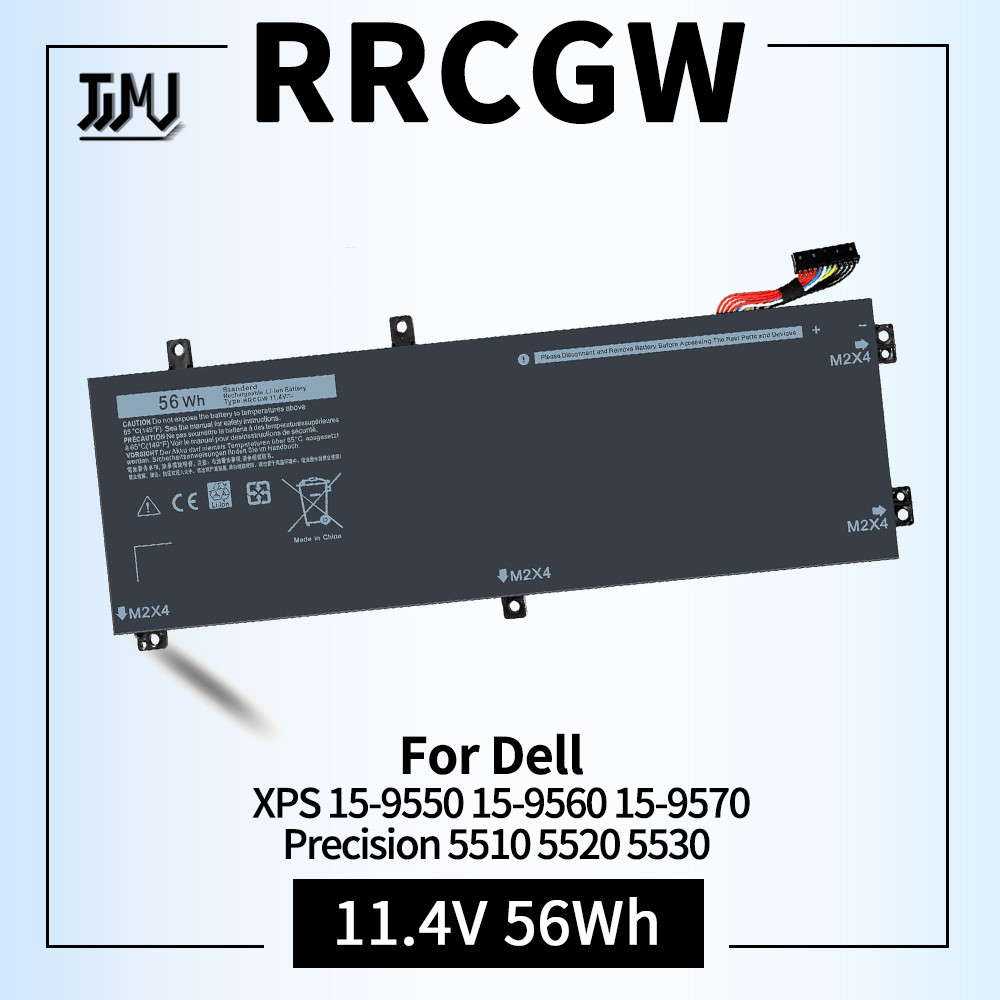 RRCGW Laptop Battery for Dell XPS 15-9550 15-9560 15-9570 Precision 5510 5520 5530 Mobile