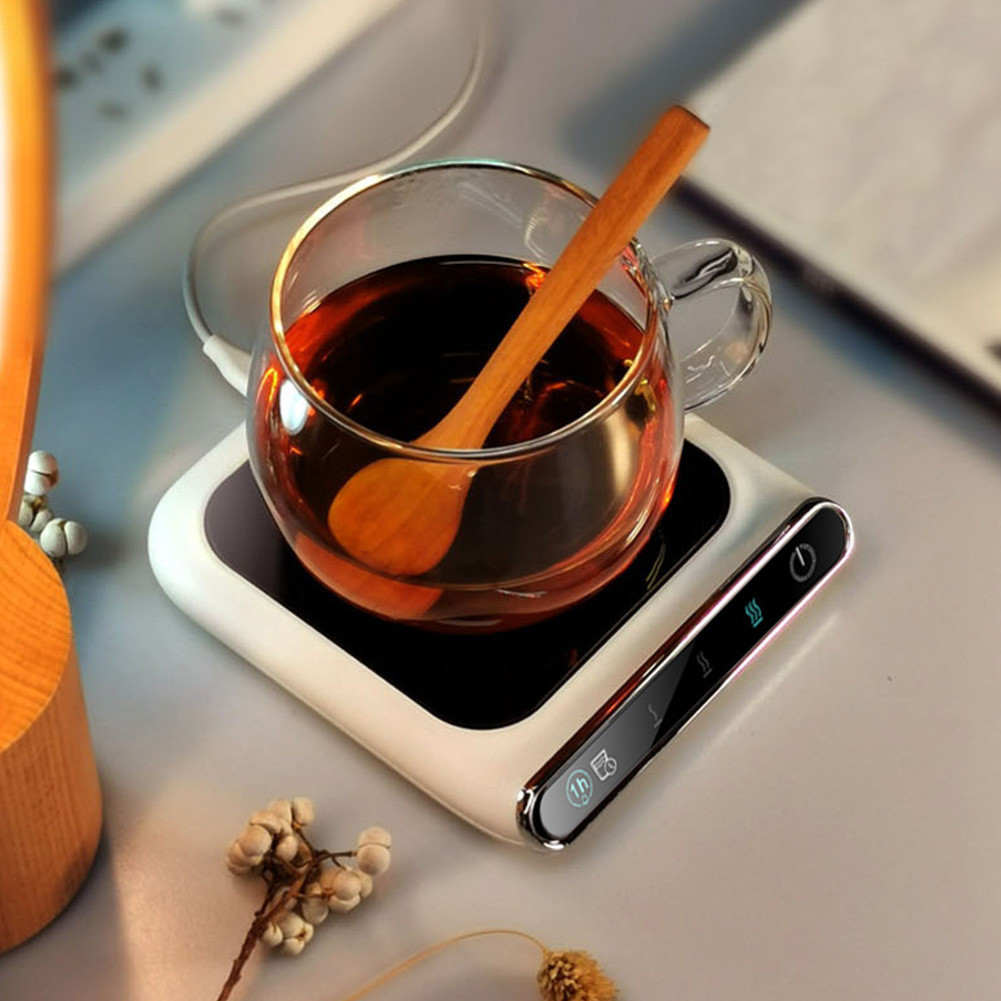 USB Coffee Mug Warmer with 3 Temperature Settings Electric Beverage Warmer Coffee Warmer Plate for C