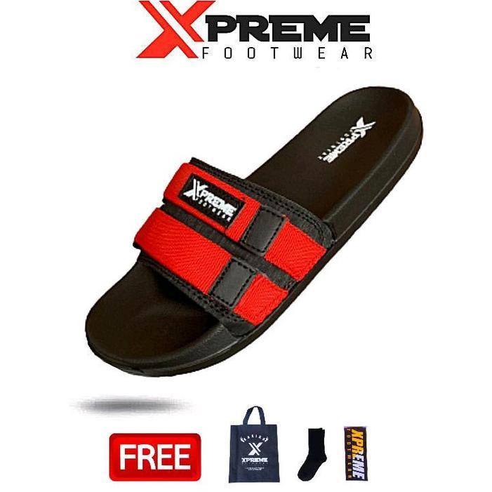 Sandal Selop Pria Xpreme Footwear - Sandal Selop Webing Strap Velcro Pria Wanita Original Shoes