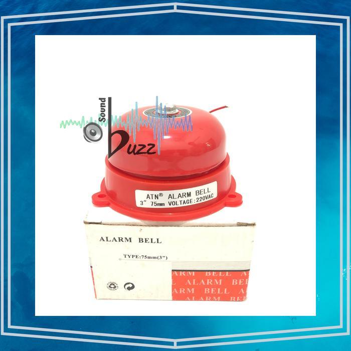 New Alarm Bell Atn Type 75Mm Bel Listrik Bel Sekolah Fire Alarm