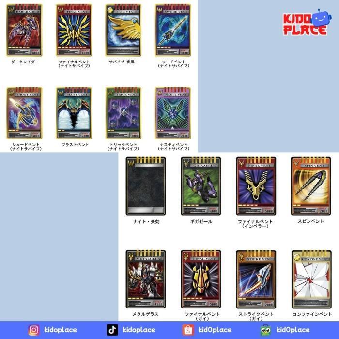 HOT SALE COMPLETE SELECTION CSM KAMEN RIDER RYUKI CARD DECK SET VOL 3/4 TERMURAH