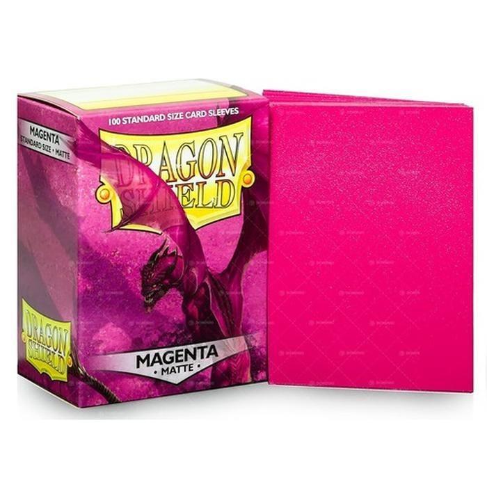 Dragon Shield Matte 100 Card Sleeve Magenta