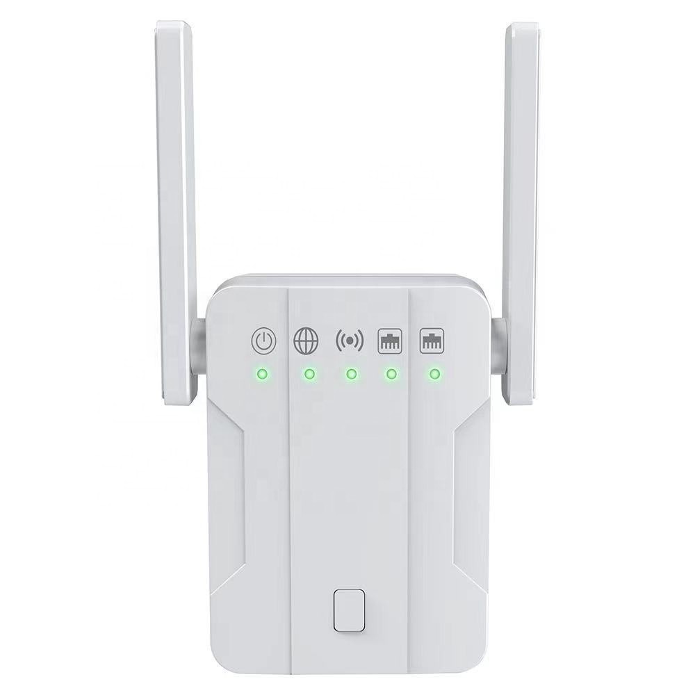 1KM WIFI EXTENDER 2 ANTENNAS REPEATER WIFI EXTENDER 2.4GHZ 5GHZ WIFI AMPLIFIER OUTDOOR INDOOR