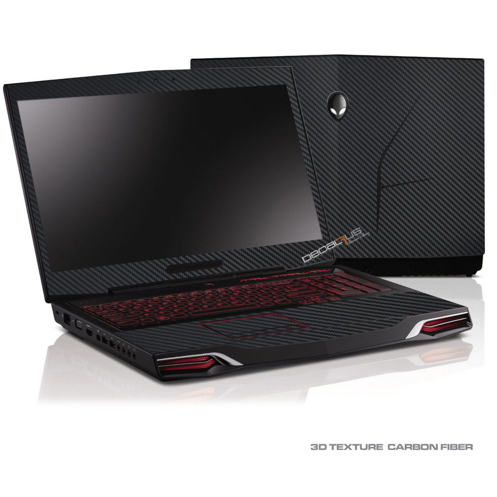 KH Carbon fiber Laptop Sticker Skin Decal Protector Cover for Dell Alienware 15 17 X17 X15 X14 R1