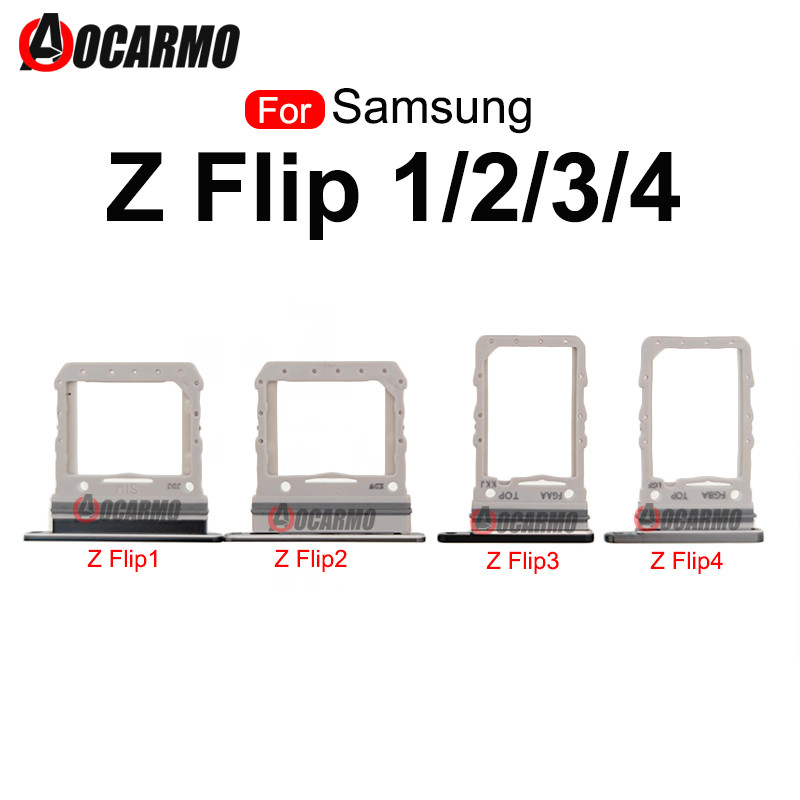 For Samsung Galaxy Z Flip 1 2 3 4 Z Flip2 Flip3 Flip4 f7000 F7070 F711n F7110 SIM Card SIM Tray
