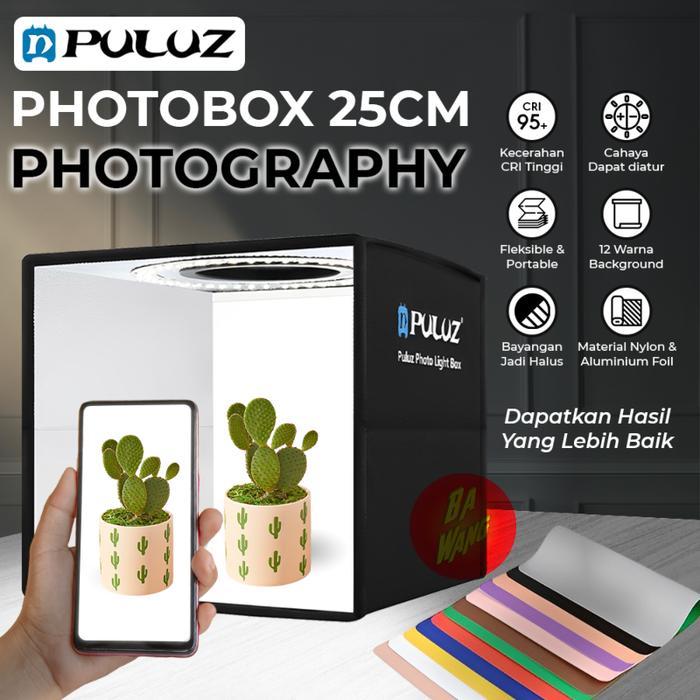 PULUZ Foto Photo Light Box 25cm 104 LED Photobox FotoBox Mini Studio Portable