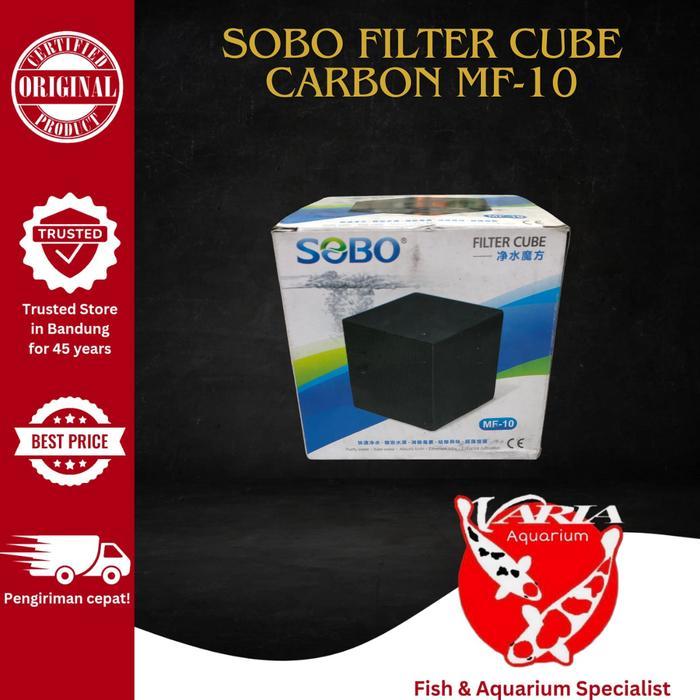 Sobo Filter Cube Carbon MF-10 Media Filter Aquarium Karbon Aktif Carbon Filter Aquarium Media Filter