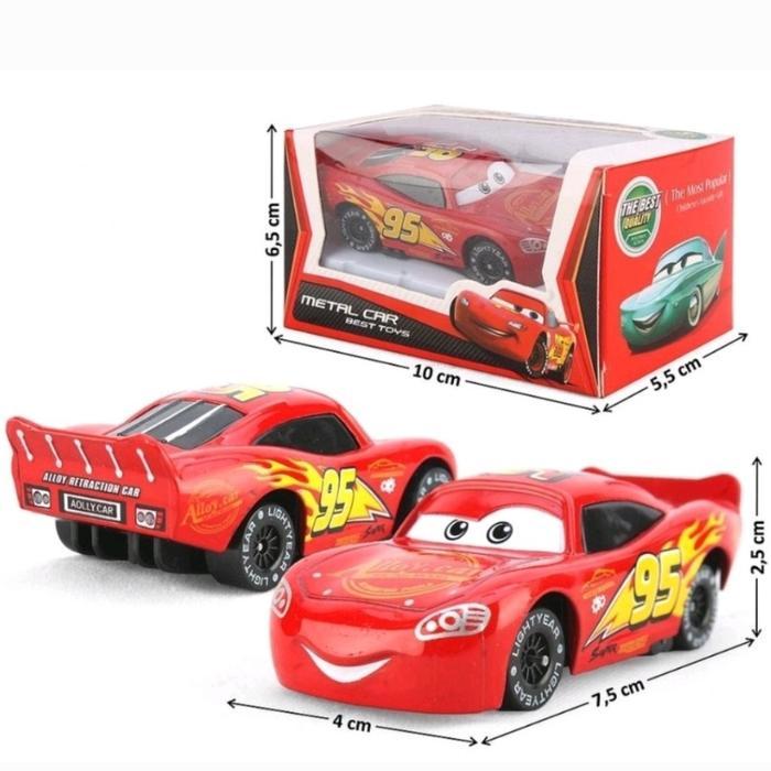 Diecast Mobil Besi Cars McQueen Mainan Anak Diecast Cars McQueen Bahan Metal Toy